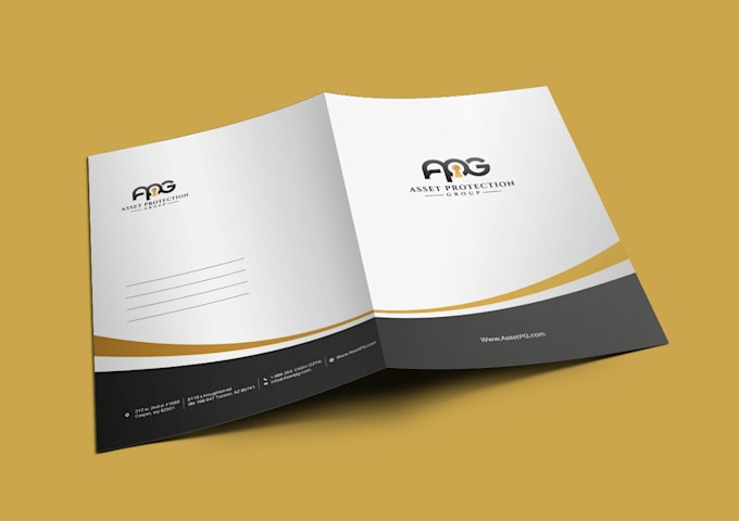 design professional presentation folder within 24 hours