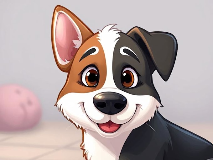 create realistic cartoon pet portraits