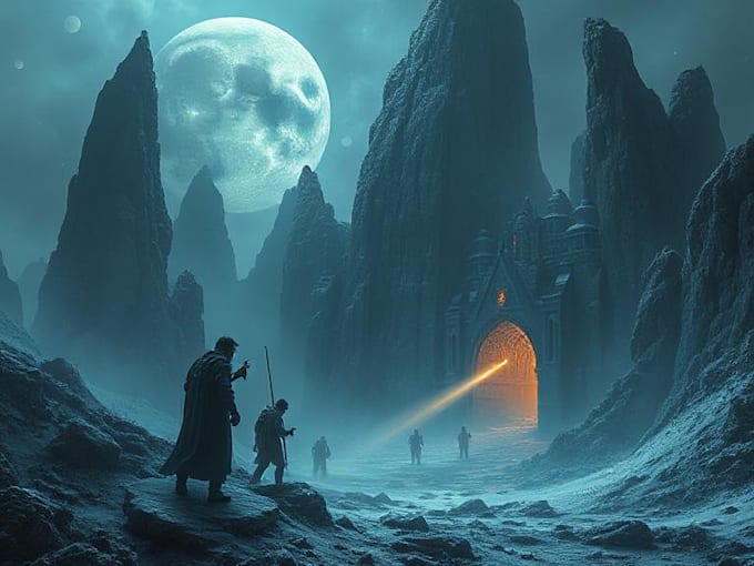 design sci fi horror fantasy illustration