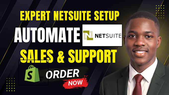 set up netsuite CRM for sales ecommerce and order customer support automation