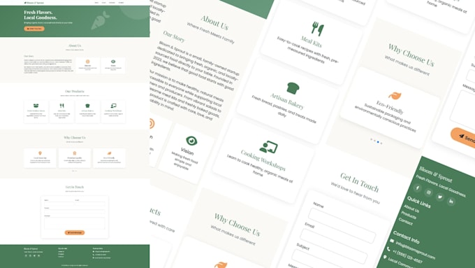 create a professional startup business website