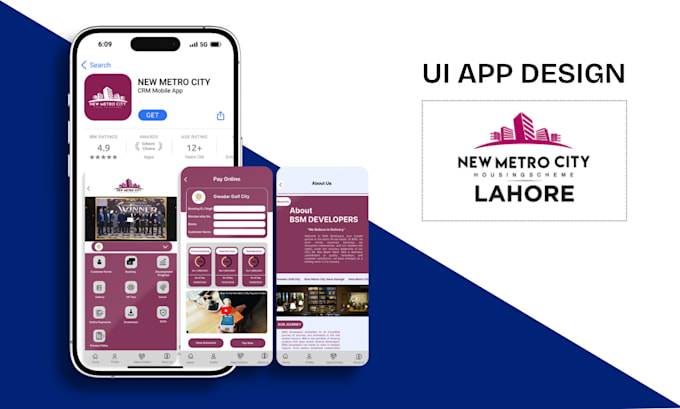 design a modern and responsive UI UX for your website or app