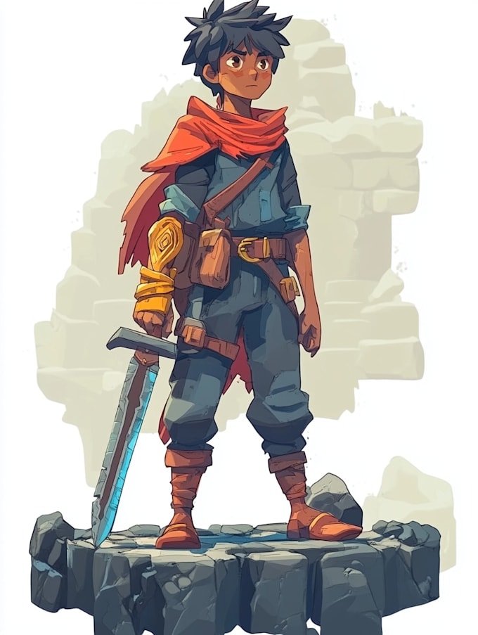 create a 2d character