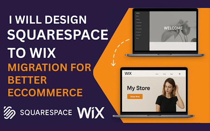 migrate squarespace website to wix with ecommerce features