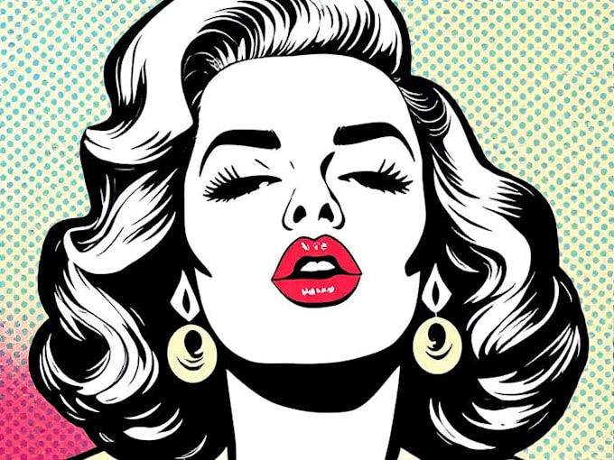 create a unique street pop art illustration
