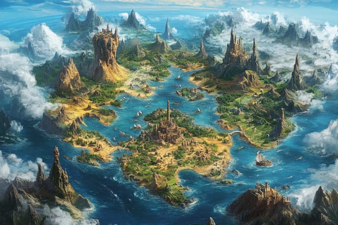 make a fantasy map for your dnd game