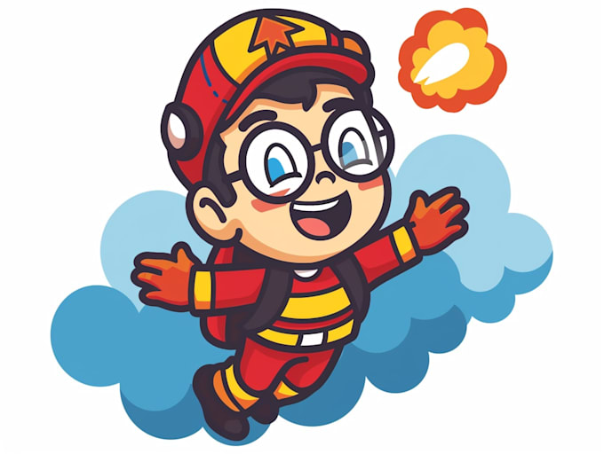 create illustration cartoon character or mascot
