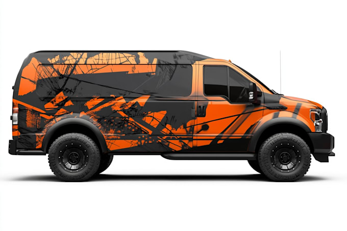 professional car wrap design, van wrap design and car wrap
