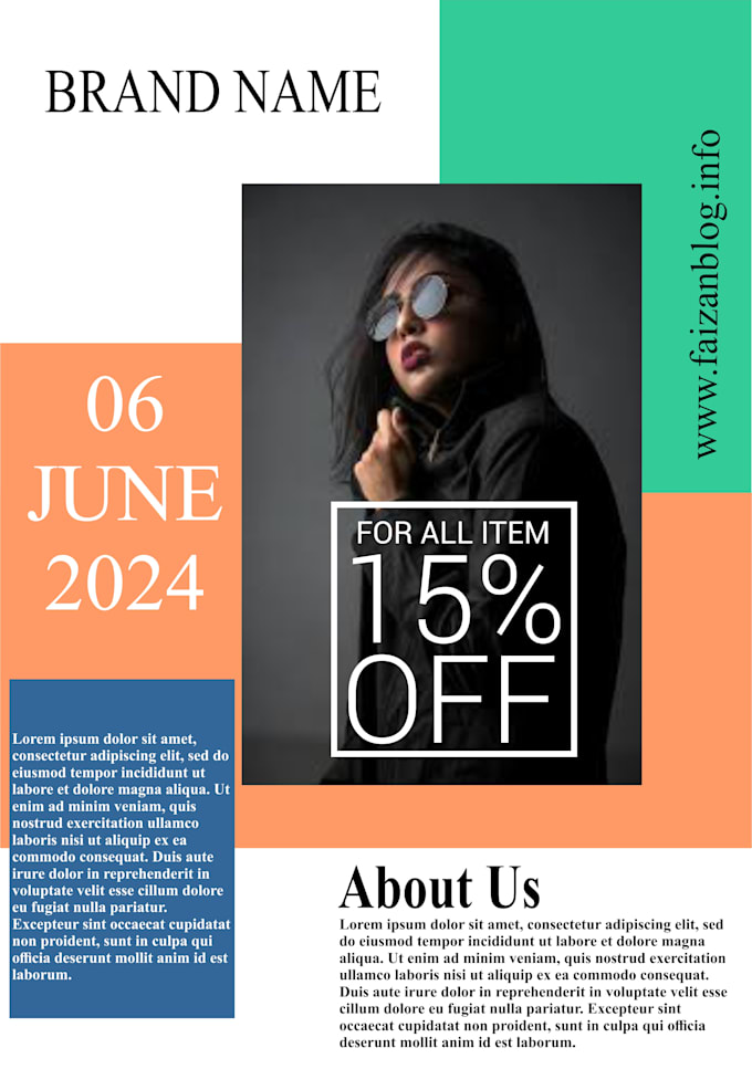 design a premium marketing flyer for your brand