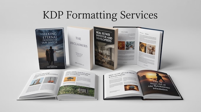 do KDP interior design KDP books journal layout amazon kdp book design expert