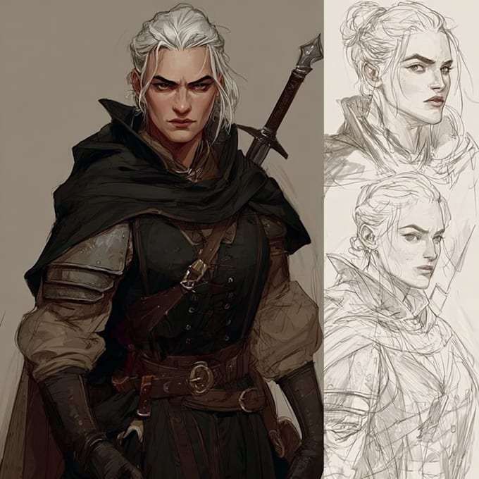 dnd character art and dnd character art