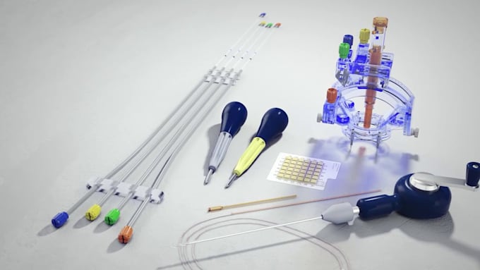 create 3d medical device, anatomical and scientific explainer animation video