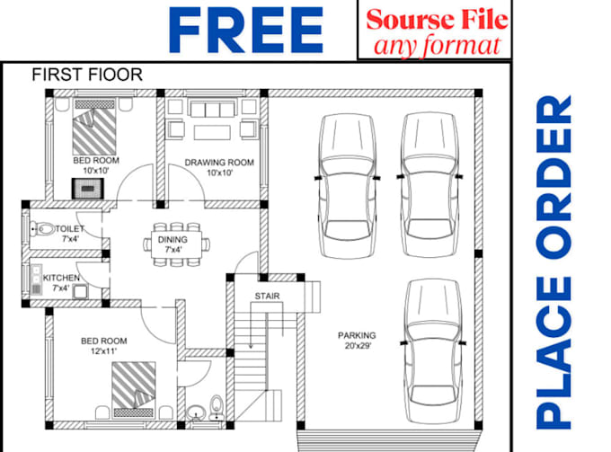 do autocad 2d floor plans, PDF to cad, and drafting