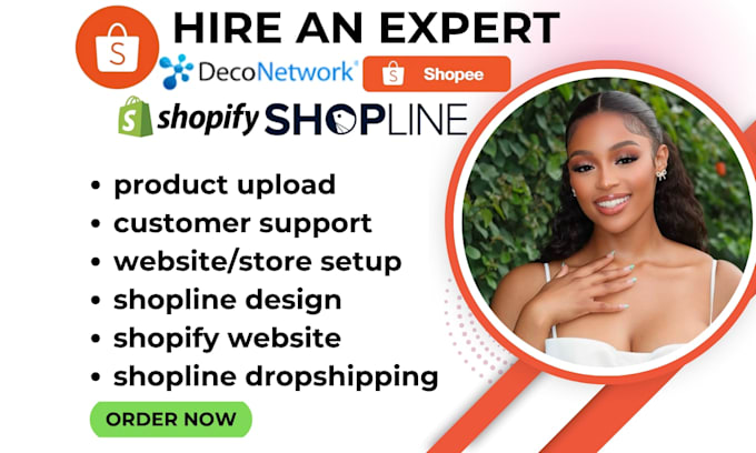 build shopify stores dropshipping stores shopee ads ecommerce stores deconetwork