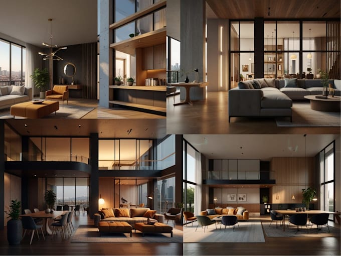 create realistic 3d architectural visualization and modeling for building design