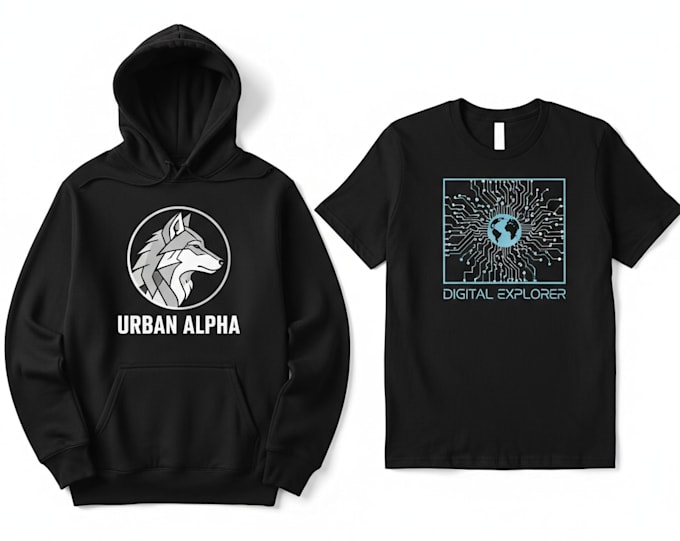 design custom clothing tshirt or hoodie