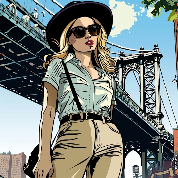 do editorial magazine style comic cartoon newyorker inspired
