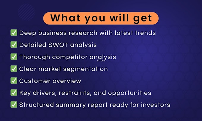 create comprehensive industry research and swot analysis for startups
