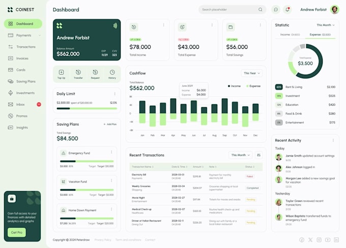 clone or develop software web desktop app UI UX CRM lms pos erp inventory system