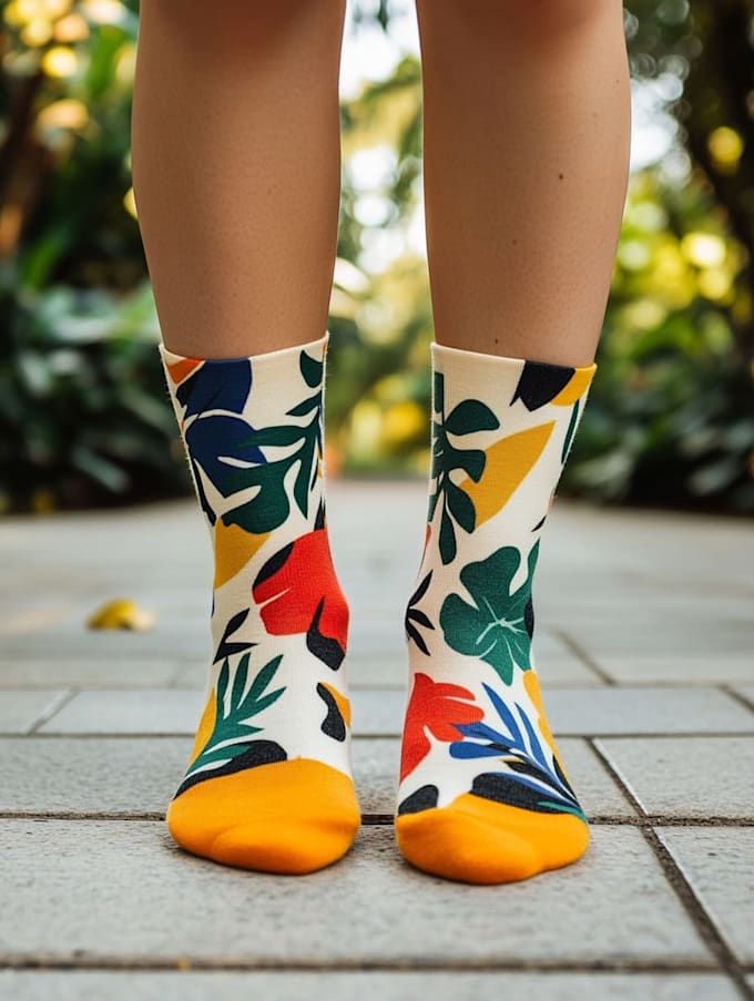 make a custom and pattern socks design