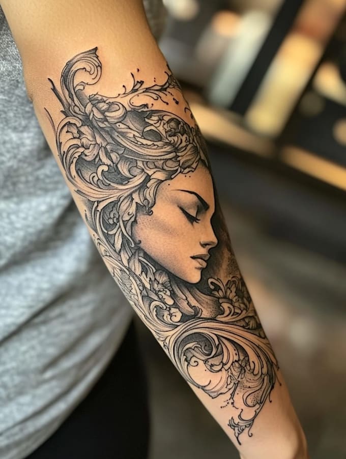 create professional tattoo design