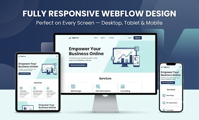 build or redesign custom webflow website with cms