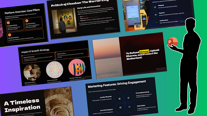 do powerpoint presentation design with ai power enhancements