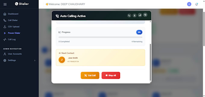 do power dialler using twilio single line triple line