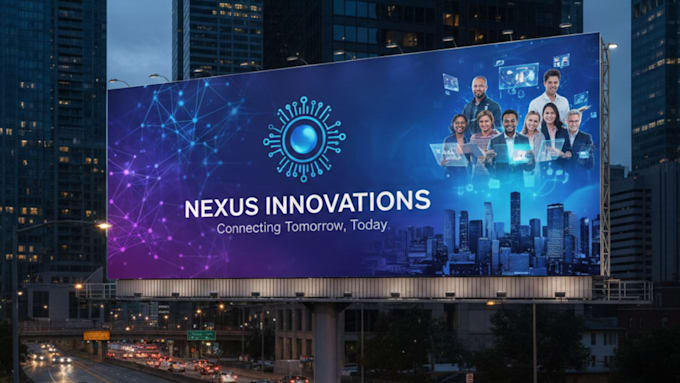 design a professional billboards or banners