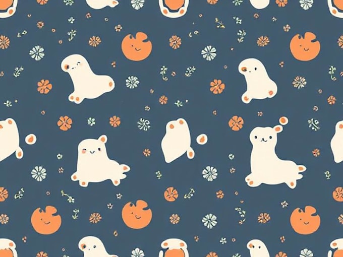 do seamless pattern design for babies textile