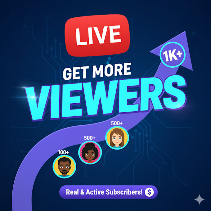 provide real youtube live stream viewers and engagement