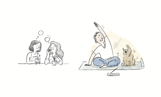 create a new yorker style cartoon