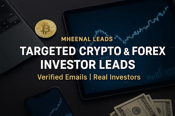 generate targeted crypto and forex leads with verified emails and investor data