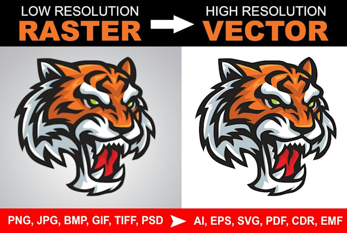 vectorize your image to ai, eps, svg, PDF