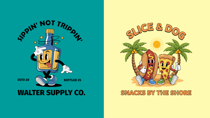 design a cartoon or mascot logo design