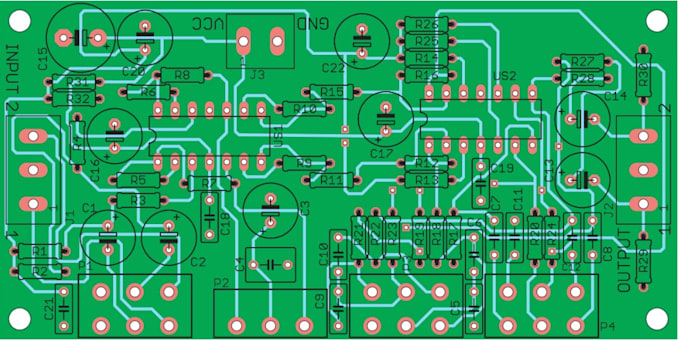 design pcb in kicad, altium or any pcb design software