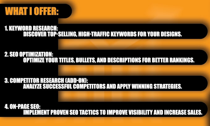 Merch Research Merch by amazon keyword research and seo optimization for best selling ...