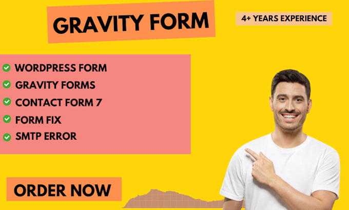 build and fix wordpress forms using contact form 7, gravity, or formidable