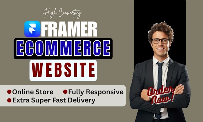 design framer website, framer redesign, framer dropshipping ecommerce store