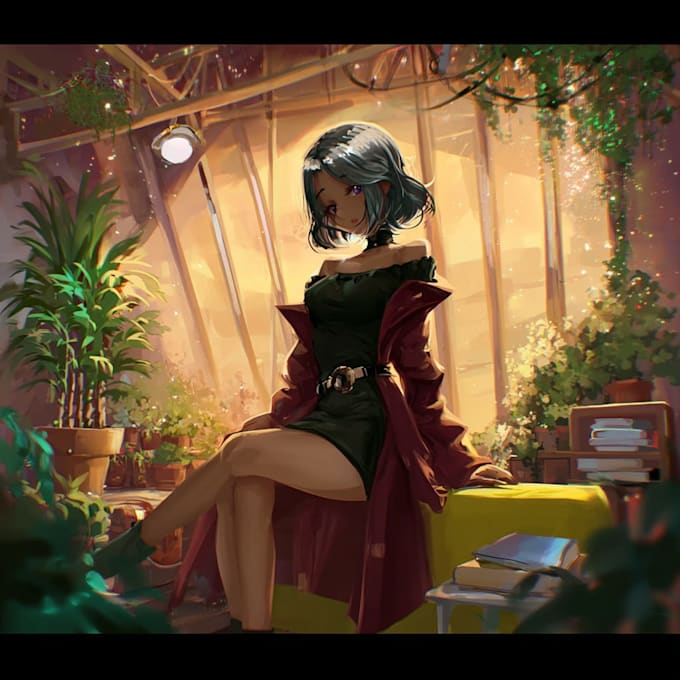 draw anime arts and oc illustrations