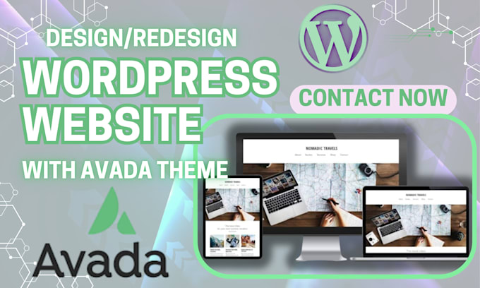 design stunning wordpress website, avada theme customization, fix avada builder