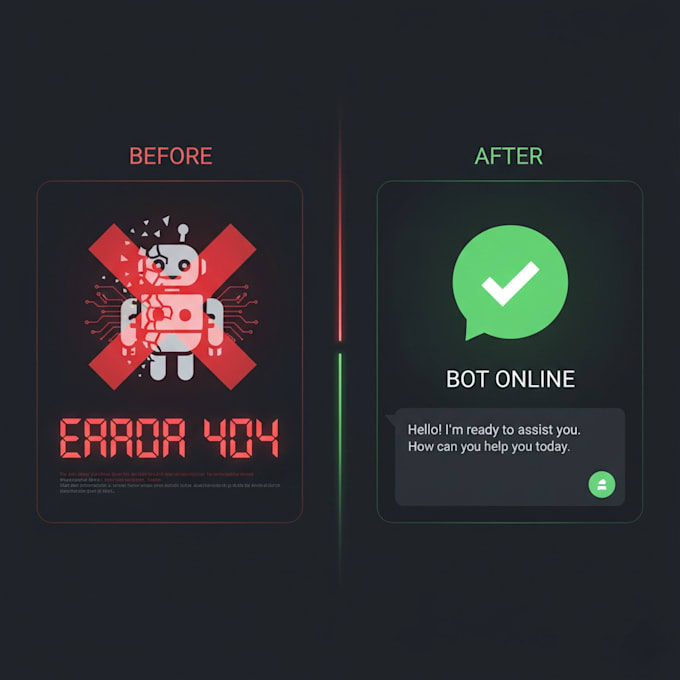 fix or upgrade your existing telegram bot in python