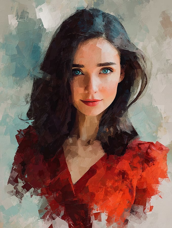 create oil painting into digital oil painting
