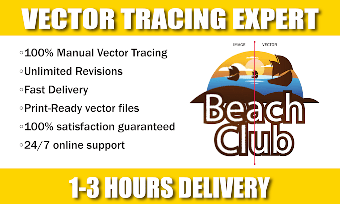 redraw, vectorize, convert logo or raster to vector