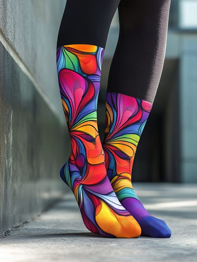 design custom and unique socks design