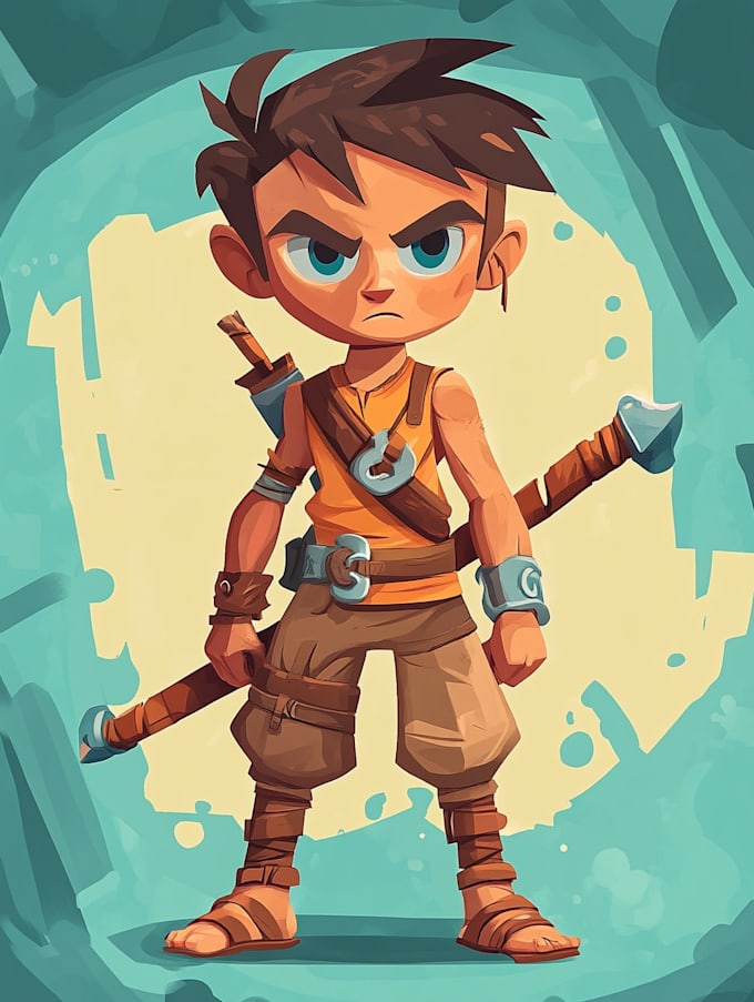 draw 2d game character or 2d game character
