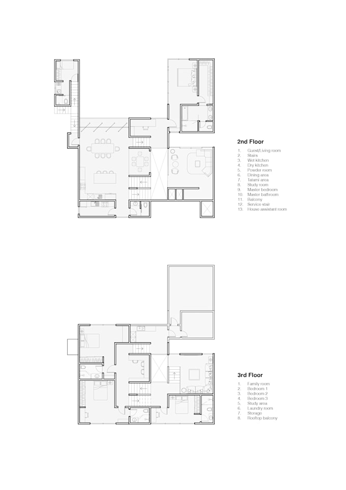 create clean architectural plans and sections