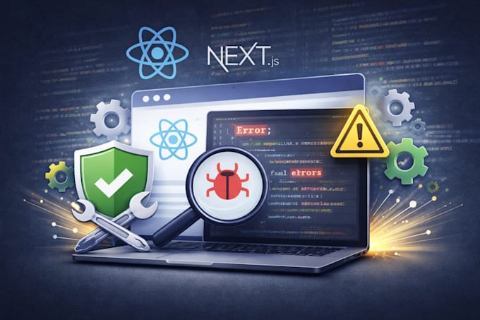 fix bugs and errors in your react js or next js website