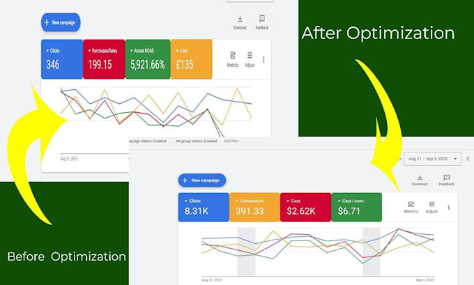 audit and optimize the google ads PPC campaigns for local business