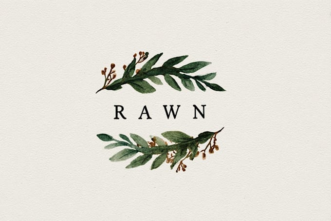 design a unique botanical boho logo